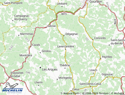 MICHELIN Rampoux map - ViaMichelin