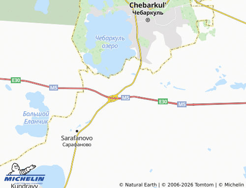 MICHELIN-Landkarte Pugachevskiy - ViaMichelin