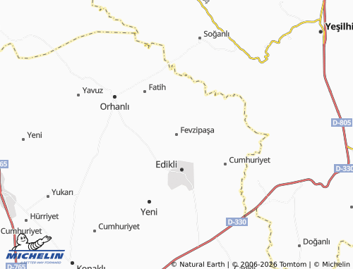 Kaart MICHELIN Fevzipaşa - ViaMichelin