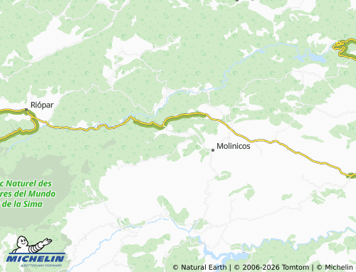 MICHELIN Cañada de Morote map - ViaMichelin
