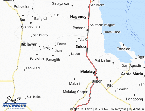 MICHELIN Lapla map - ViaMichelin