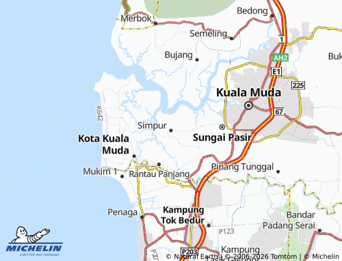 Mappa MICHELIN Simpur - ViaMichelin