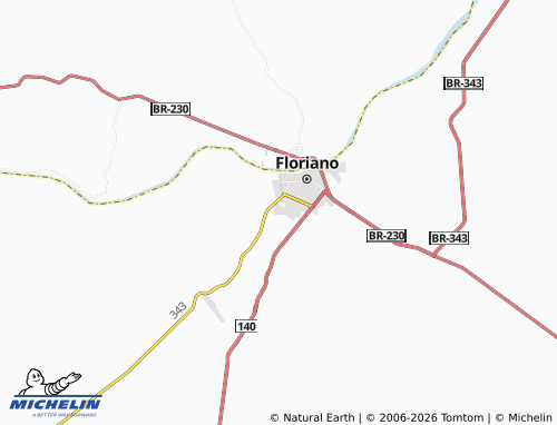 Mapa MICHELIN Campo Velho - ViaMichelin