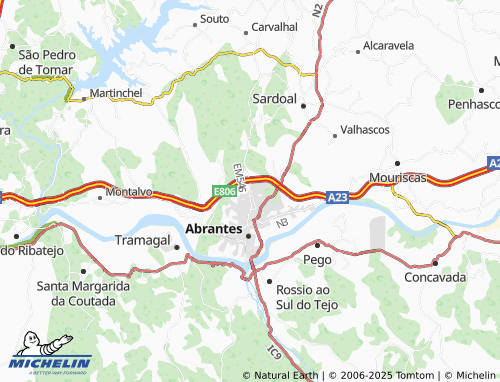 MICHELIN-Landkarte Vale de Ferreiros - ViaMichelin