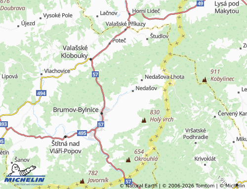 Mappa MICHELIN Návojná - ViaMichelin