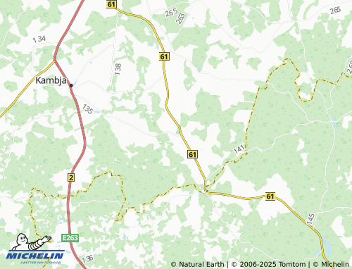 MICHELIN Sirvaku map - ViaMichelin