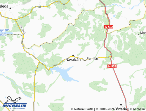 MICHELIN Navalcán map - ViaMichelin