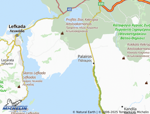 MICHELIN Pogonia map - ViaMichelin