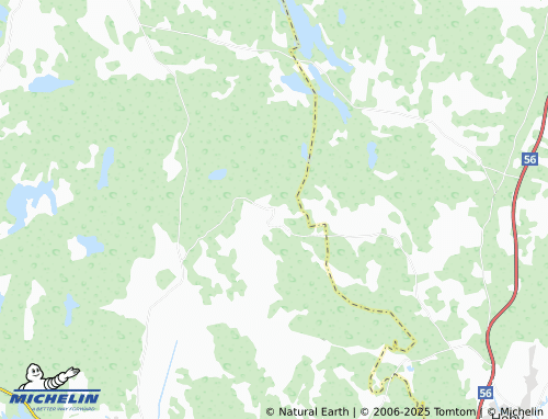 MICHELIN Jugansbo map - ViaMichelin