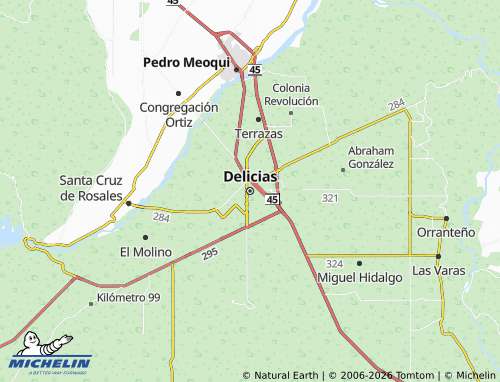 Mappa MICHELIN Delicias - ViaMichelin