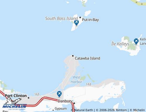 Carte MICHELIN Catawba Island - ViaMichelin