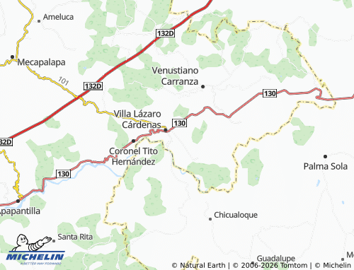 Mappa MICHELIN Fovissste - ViaMichelin