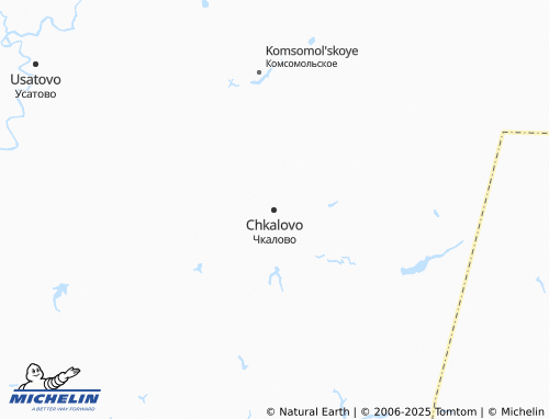 MICHELIN Chkalovo map - ViaMichelin