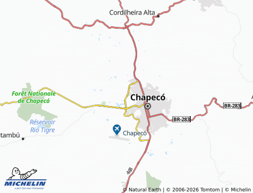 Mapa MICHELIN Alvorada - ViaMichelin