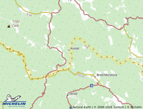 Carte MICHELIN Doluš - ViaMichelin