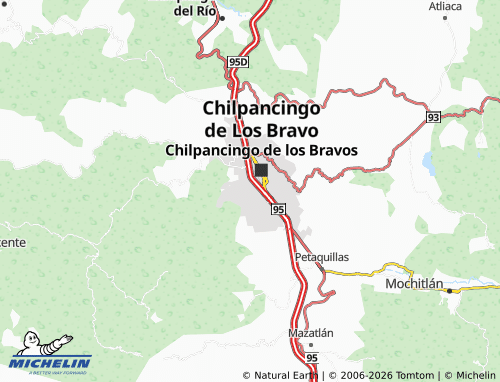 Mappa MICHELIN Abrazo de Acatempa - ViaMichelin