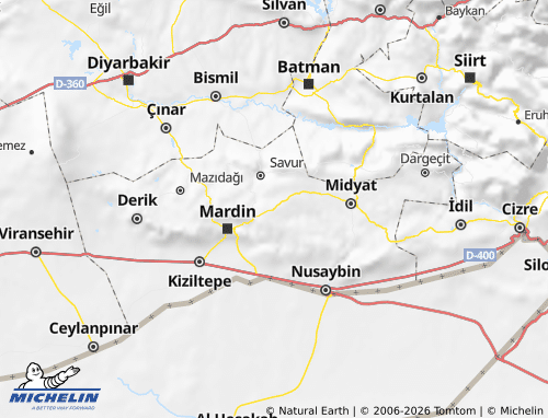 Mapa MICHELIN Ömerli - ViaMichelin