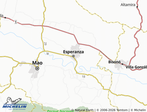 MICHELIN Esperanza map - ViaMichelin