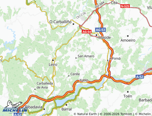 MICHELIN-Landkarte San Amaro - ViaMichelin