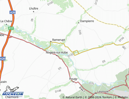 Mappa MICHELIN Morembert - ViaMichelin
