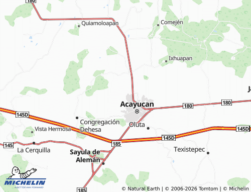 Mapa MICHELIN Cuauhtémoc Cárdenas - ViaMichelin