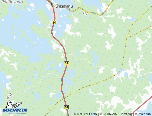 MICHELIN Nälkänotko map - ViaMichelin