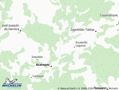 MICHELIN-Landkarte Cacalotepec - ViaMichelin