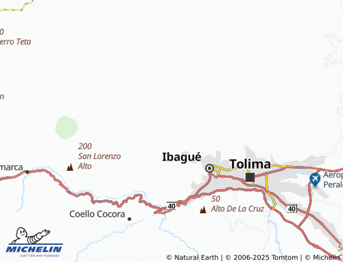 MICHELIN Tres Esquinas map - ViaMichelin