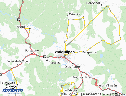 MICHELIN San Nicolás Centro map - ViaMichelin