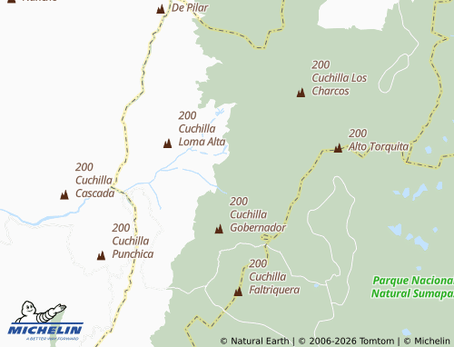 Carte MICHELIN Chorreras - ViaMichelin