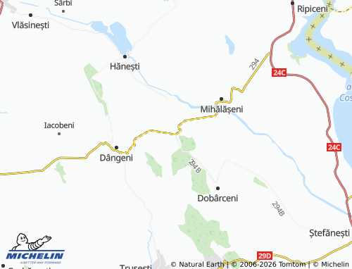 Mappa MICHELIN Brăteni - ViaMichelin