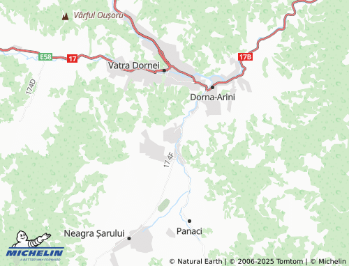 MICHELIN Todireni map - ViaMichelin