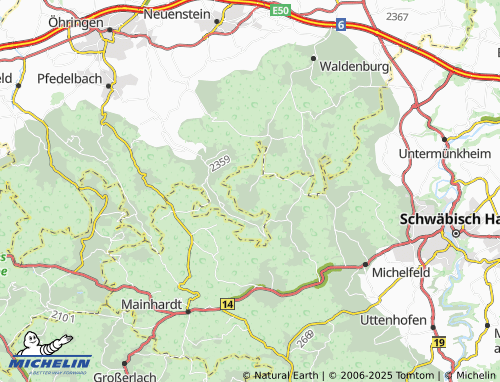 Mapa MICHELIN Büchelberg - ViaMichelin