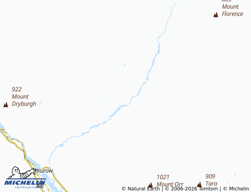 Mapa MICHELIN Hakataramea Valley - ViaMichelin