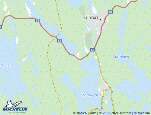 Carte MICHELIN Saxhyttan - ViaMichelin