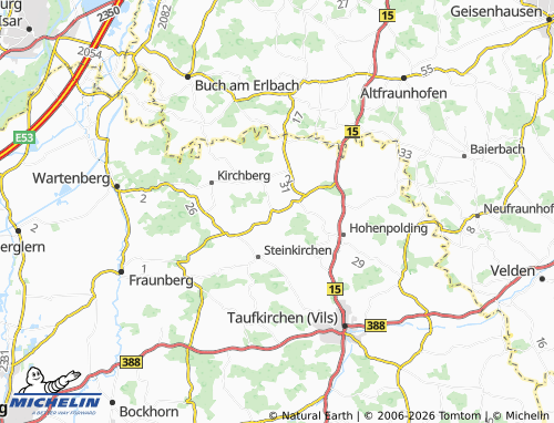 Mapa MICHELIN Krottenthal - ViaMichelin
