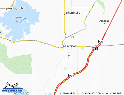Mappa MICHELIN Murchison - ViaMichelin