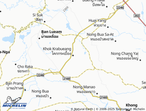 MICHELIN Khok Krabueang map - ViaMichelin