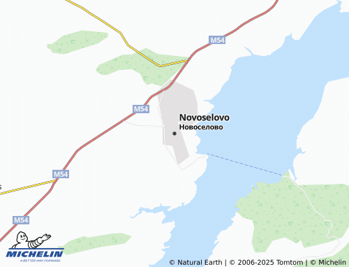MICHELIN Novoselovo map - ViaMichelin