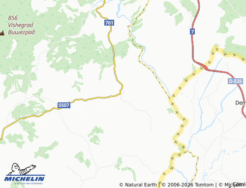 Mapa MICHELIN Radovets - ViaMichelin