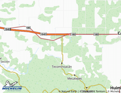 Mappa MICHELIN Veinte de Noviembre C 33 - ViaMichelin