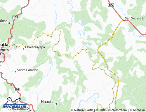 Mappa MICHELIN Chapopote Chico Centro - ViaMichelin