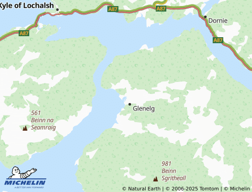 MICHELIN Galltair map - ViaMichelin