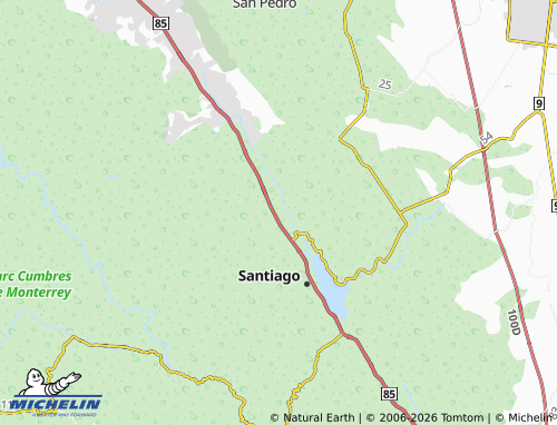 Mappa MICHELIN Valles de Santiago - ViaMichelin