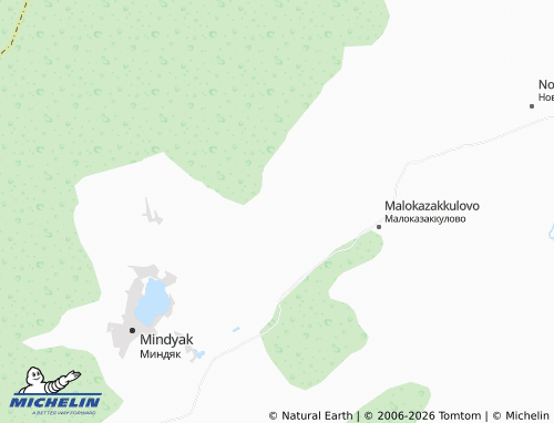 MICHELIN-Landkarte Amangil'dino - ViaMichelin