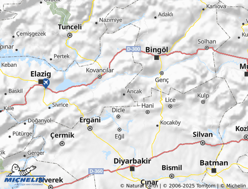 MICHELIN Arıcak map - ViaMichelin