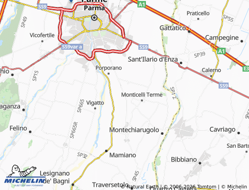 Kaart MICHELIN Pilastrello - ViaMichelin