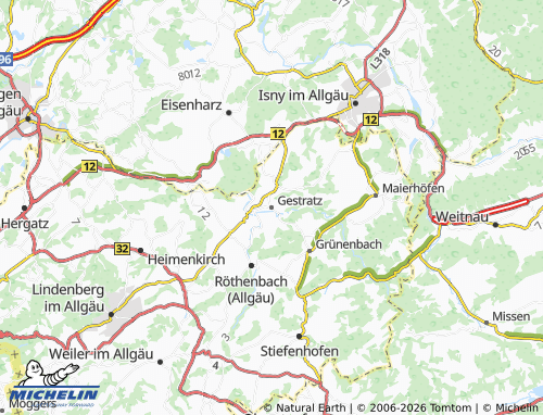 Mappa MICHELIN Gestratz - ViaMichelin