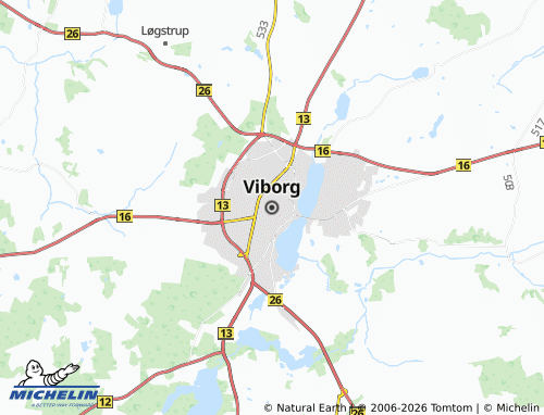 MICHELIN-Landkarte Viborg - ViaMichelin