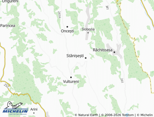 MICHELIN Văleni map - ViaMichelin